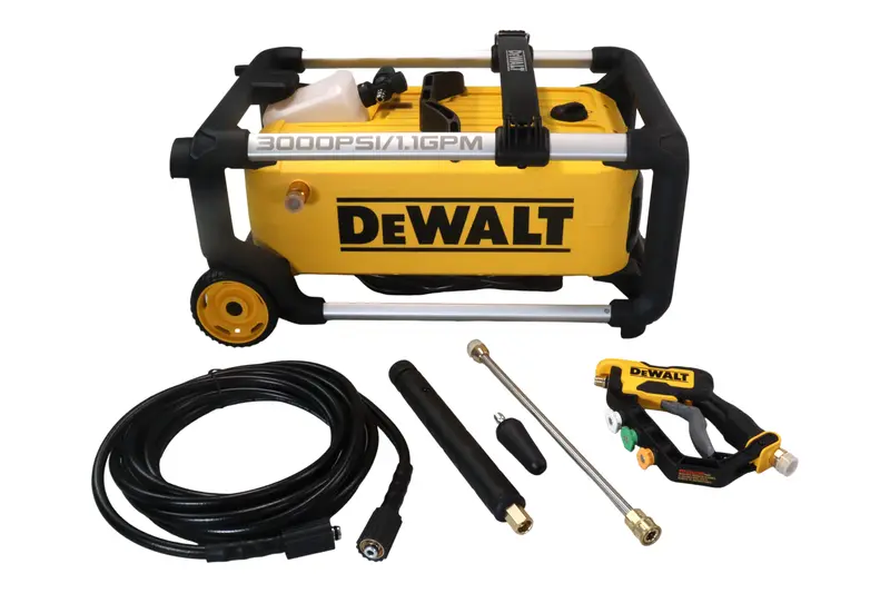 Dewalt Dwpw300 3000 Psi Cold Water Electric Pressure Washer – 1.1 Gpm, 15 Amp Motor, Built-In Storage 1