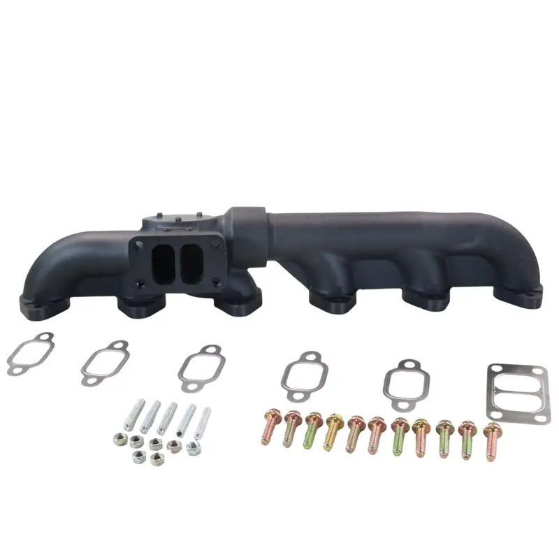 Diesel Power Source Man0170 Two-Piece T3 Exhaust Manifold – Ford-To-Cummins Swap Kit For 5.9L 12V With Improved Flow And Lower Egts 1