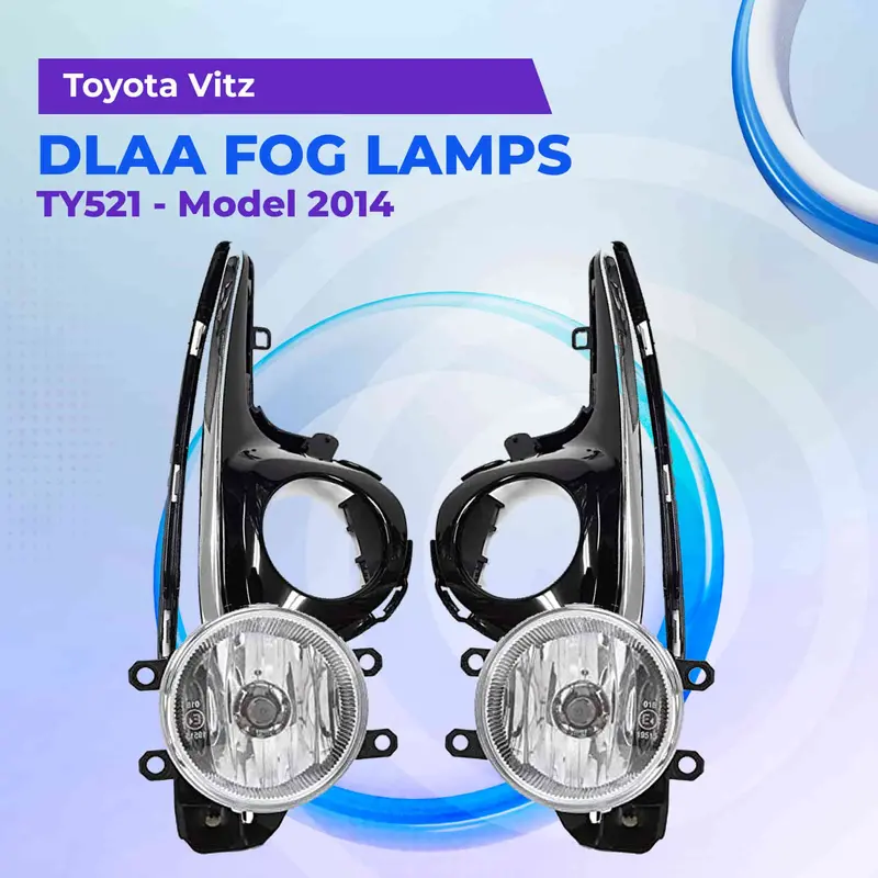 Dlaa-Approved Fog Lamps For Toyota Vitz/Yaris (2014–2022, Ty521) 1