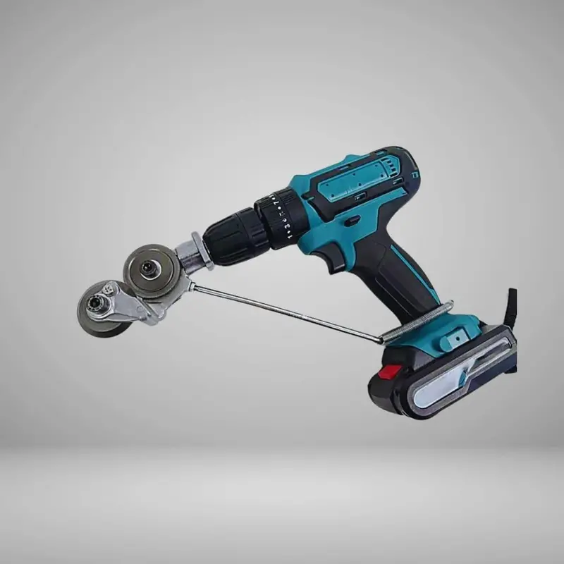 Drill-Mounted Sheet Metal Cutter For Steel And Thin Metals – Drillslice 1