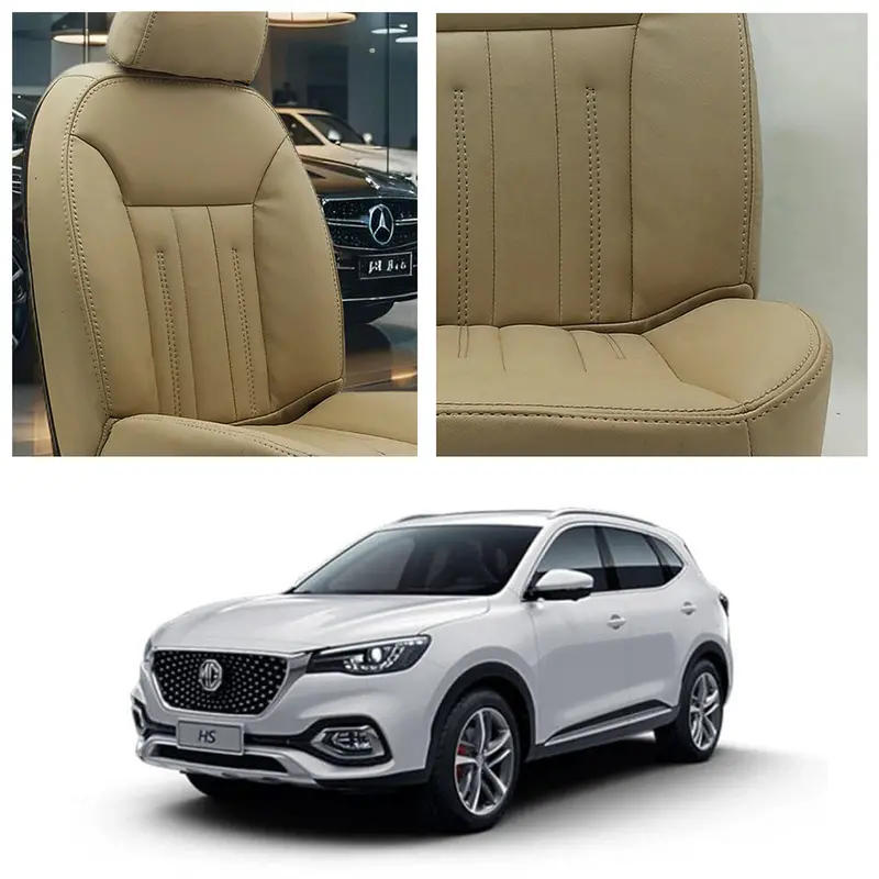 Dynamic Beige Audi-Style Seat Covers For Mg Hs (2020–2025) 1