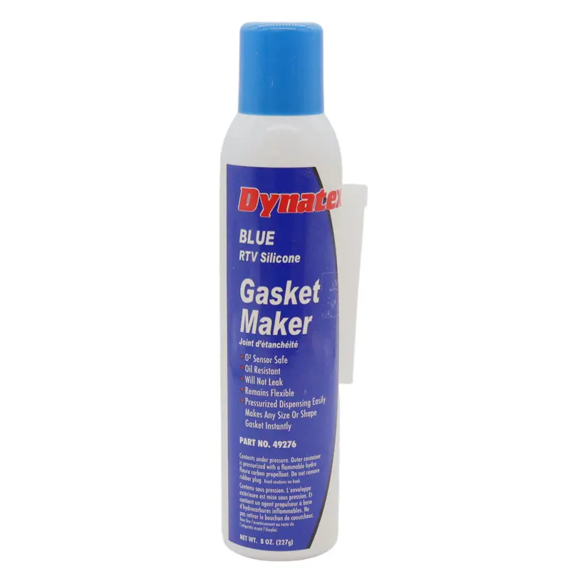 Dynatex Blue Rtv Silicone Gasket Maker – 8 Oz Auto-Dispense Can, Oxygen Sensor Safe, Oem-Compliant, Gear Oil & Fluid Resistant, Usa-Made (Single Unit) 1