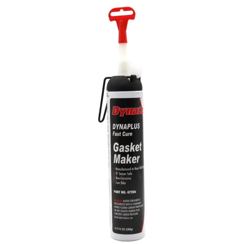 Dynatex Dynaplus Fast-Cure Gasket Maker – Single 6.75 Fl Oz Canister, Sensor-Safe, Rapid Bonding, Heat & Chemical Resistant, Low Odor, Usa-Made 1