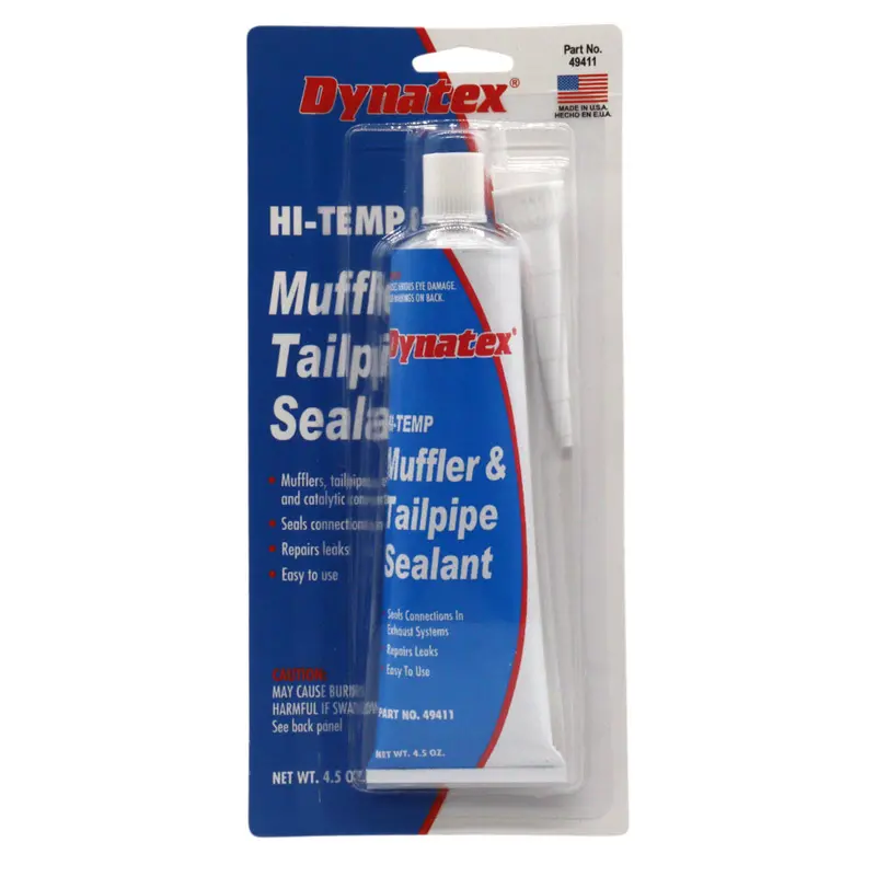 Dynatex Exhaust System Sealant – 4.5 Oz Heat-Activated Muffler & Tailpipe Repair Tube (Single) 1