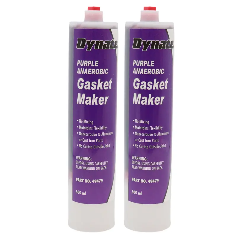Dynatex Purple Anaerobic Gasket Maker – 10.14 Oz Tube, Flexible High-Strength Seal For Low-Pressure Applications, Works With Or Without Pre-Cut Gaskets (2-Pack) 1
