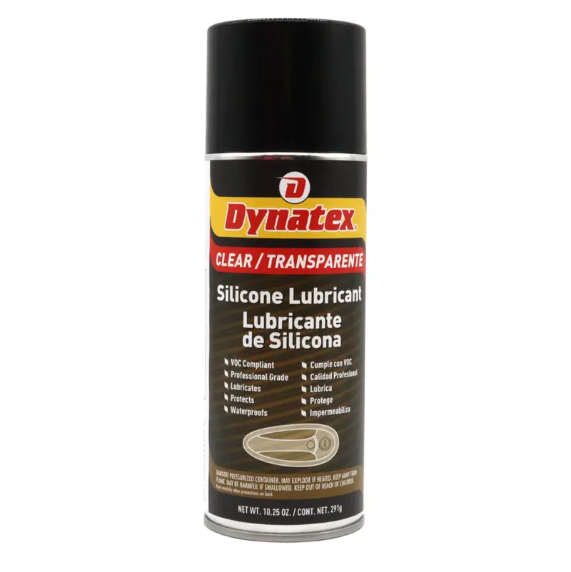 Dynatex Silicone Spray Lubricant – 10.25 Oz Aerosol (Single) – Dry-Film, Waterproof, Non-Toxic Lubricant For Metal, Plastic, Rubber 1