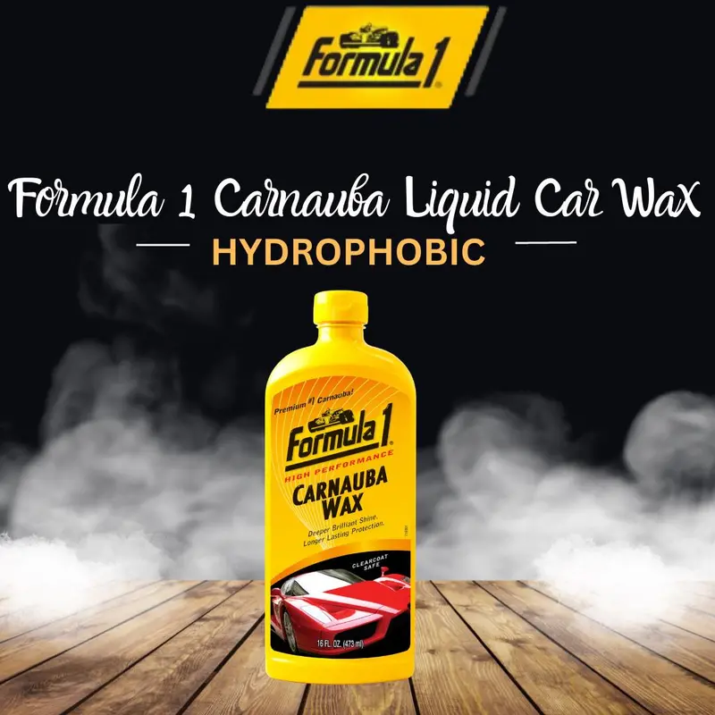 Formula 1 Carnauba Liquid Car Wax – 473 Ml Easy-Apply Shine Enhancer 1