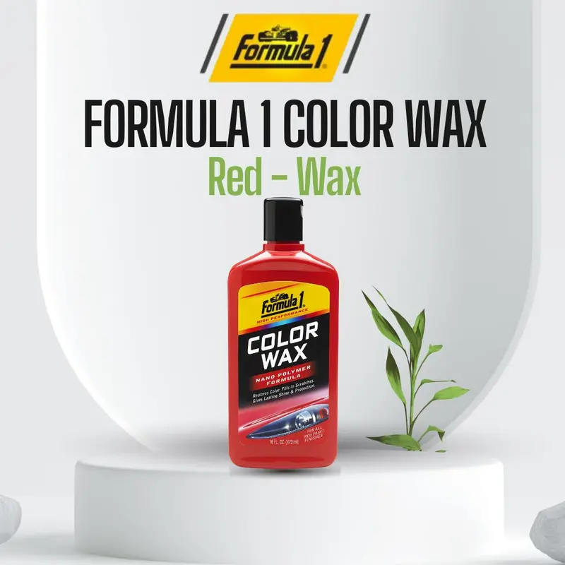 Formula 1 Red Color Wax – 473 Ml Restorative Paint Care Wax 1