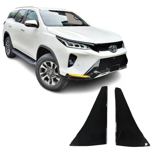 Front Bumper Trim Pair For Toyota Fortuner Legender Gr (2016–2024), Logo-Free 1