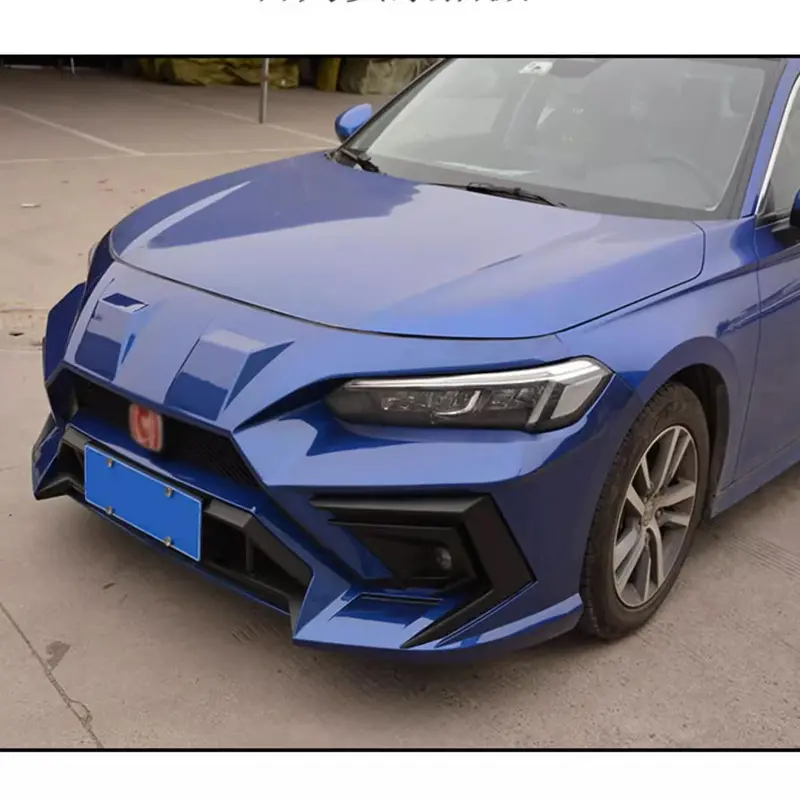 Front Thunder-Style Body Kit For Honda Civic (2022–2025), One-Piece 1