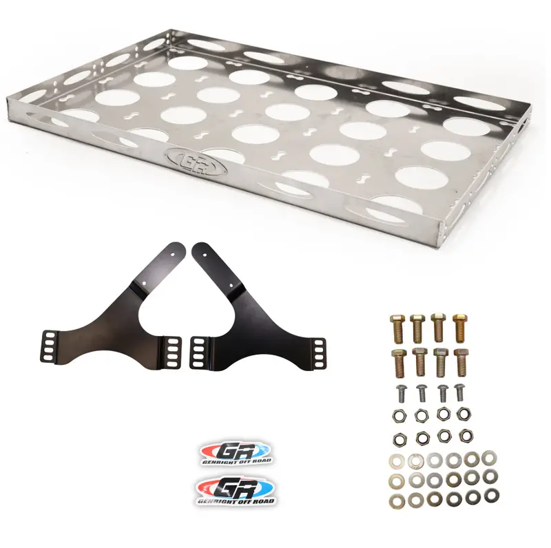 Gen-Right Acc-10100 Aluminum Cargo Rack System For Jeep Wrangler – Lightweight, Large-Capacity Storage With Steel Mounts 1