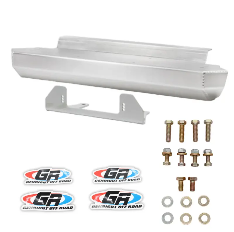 Gen-Right Fbb-2040 Aluminum Stubby Front Winch Bumper For Jeep Wrangler Tj/Lj – Direct Bolt-On, Usa-Made 1