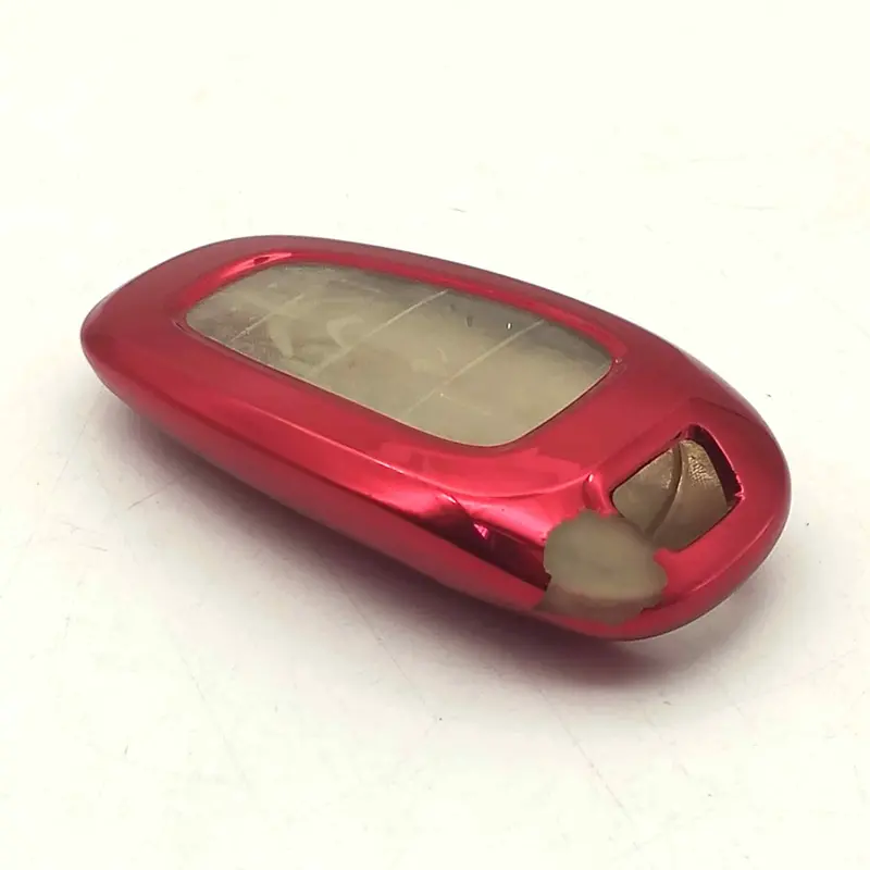 Gently Used Hyundai Sonata Silicone Key Cover — Red Protective Sleeve (2021–2024) 1