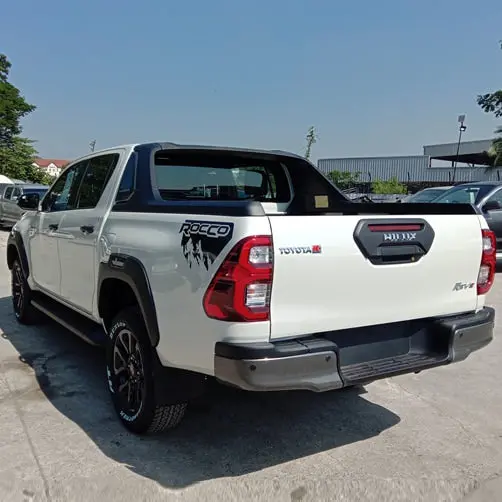 Genuine Toyota Hilux Rocco Rear Bumper – Oem Chrome-Gray Finish 1