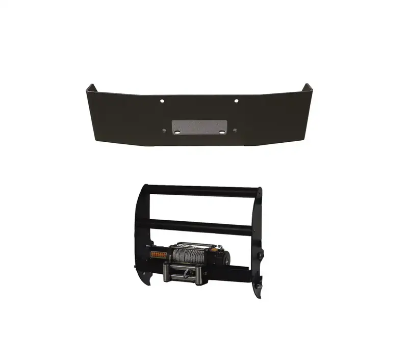 Go Industries 35647Bcombo Winch-Ready Grille Guard With 3,360 Lb Capacity Winch 1