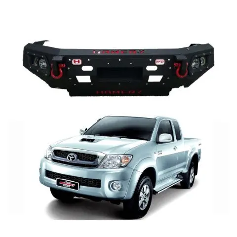 Hamer Half Bull Bar With Dual Fog Lamps For 2010 Toyota Vigo 1