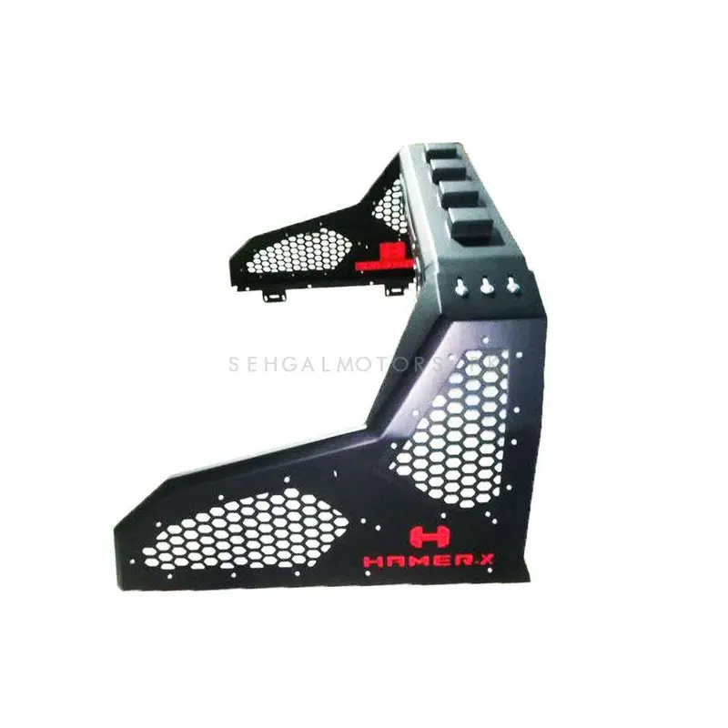 Hamer Warrior Double Net Half Roll Bar – Compatible With Toyota Hilux, Vigo, Revo, Tiger & Isuzu D-Max 1
