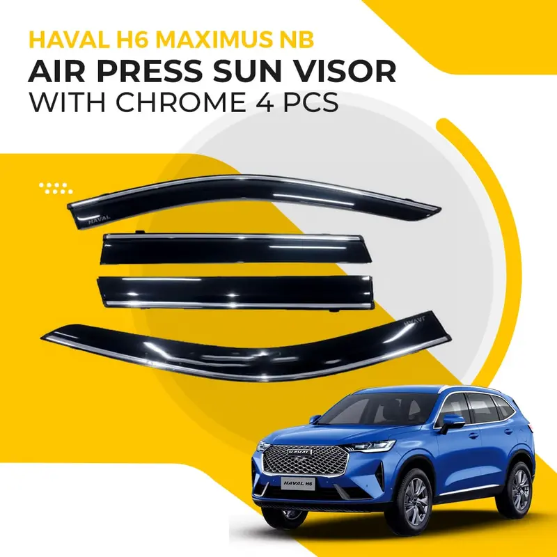 Haval H6 Nb Air-Press Sun Visor — Chrome-Edged, 2021–2024 1