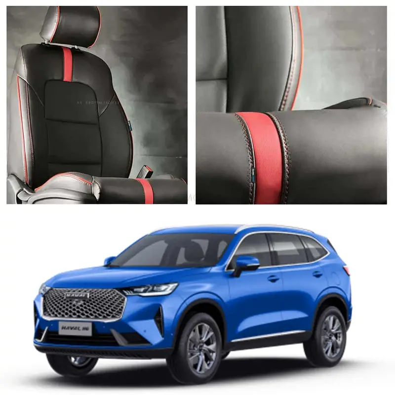 Haval H6 Type R Sport Seat Covers — Black & Red Colorway (2021–2024) 1