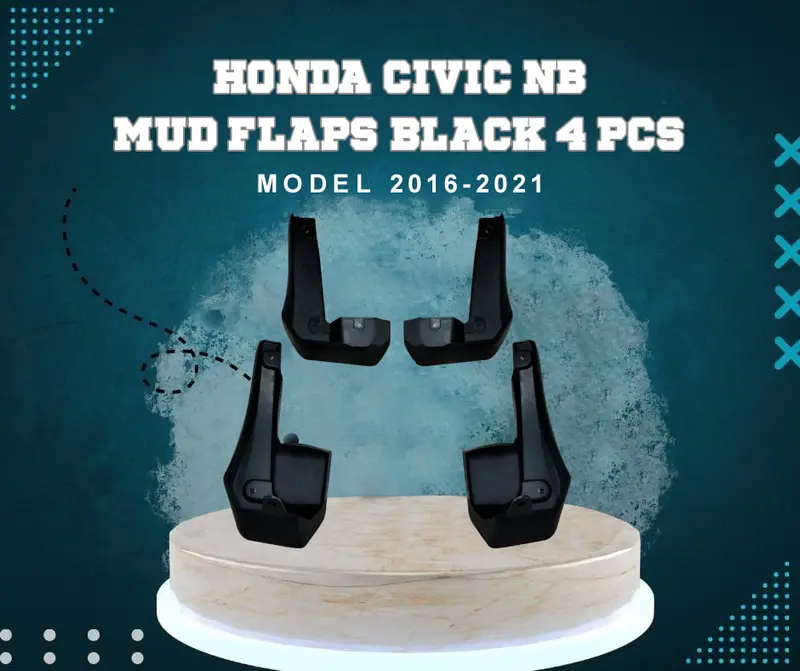 Heavy-Duty Mud Guards For Honda Civic (4-Piece Fender Splash Guards, 2016–2021) 1