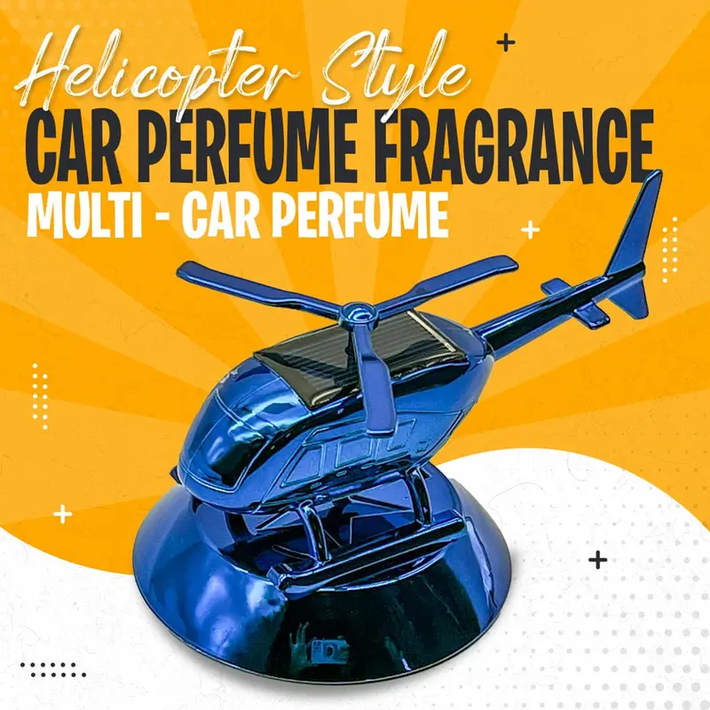 Helicopter-Themed Car Air Freshener – Long-Lasting Fragrance Diffuser 1