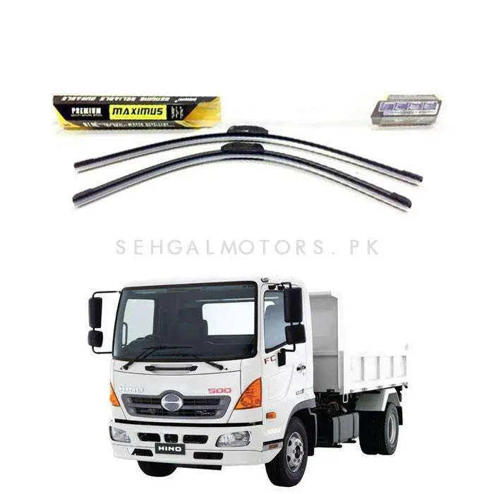 Hino 500 Series Premium Silicone Wiper Blades – All-Weather Performance (2000–2019) 1