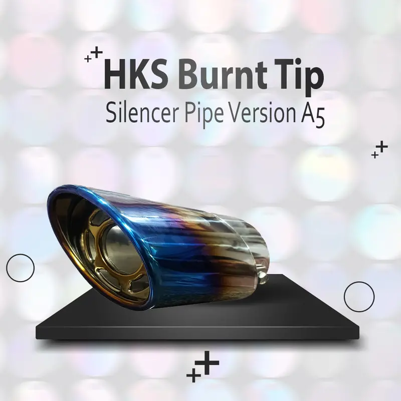 Hks Burnt-Style Exhaust Tip – Version A5 Tailpipe Decorator 1
