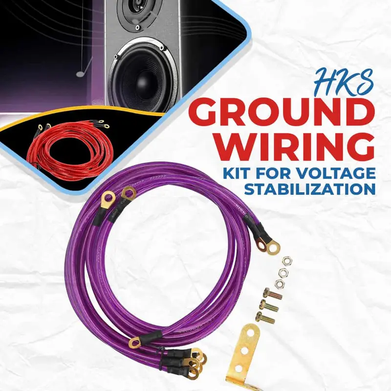 Hks Ground Wiring Kit – Optimized For Uniform Electrical Distribution & System Stability 1