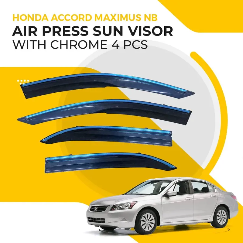Honda Accord Nb Chrome-Trimmed Sun Visor – Air-Press Mechanism (2008–2012) 1