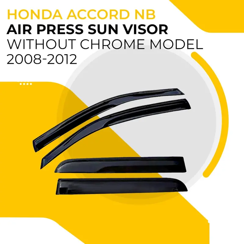 Honda Accord Nb Matte Sun Visor – Air-Press Function Without Chrome (2008–2012) 1