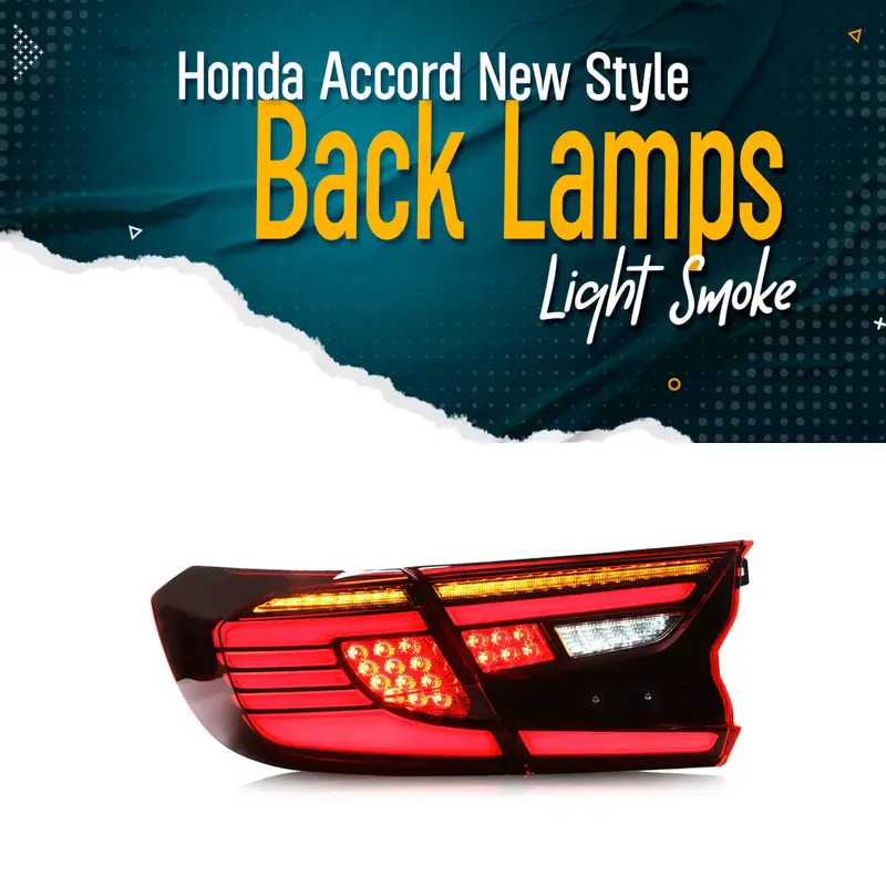 Honda Accord Smoked Rear Taillights – Stylish Smoke-Tinted Lamp Assembly (2019–2021) 1