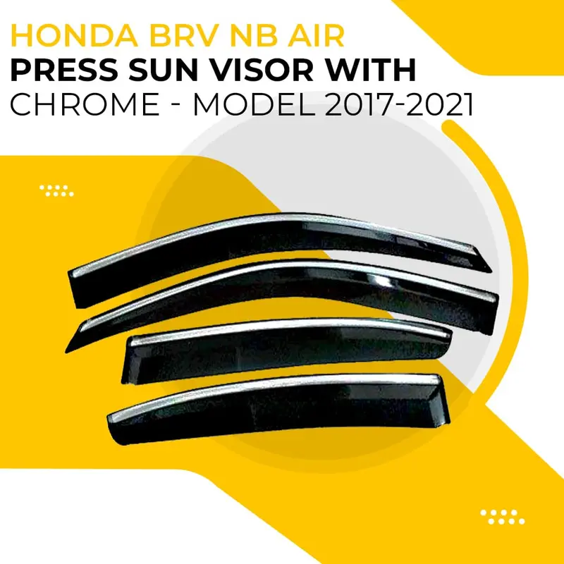 Honda Brv Nb Series Chrome-Finished Air-Press Sun Visor (2017–2025) 1