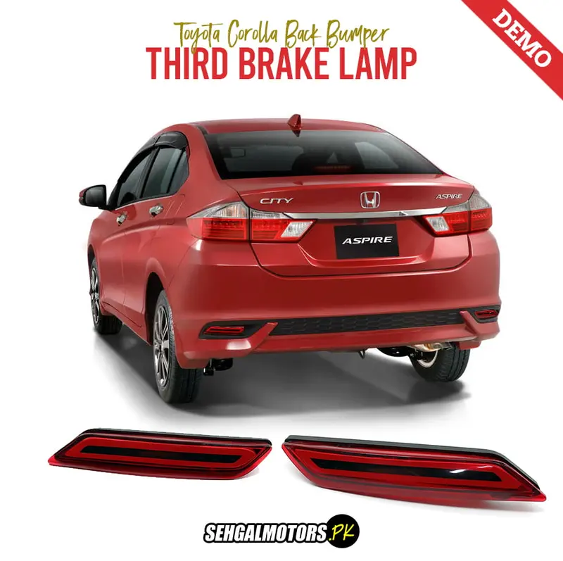 Honda City 2021–2025 Rear Bumper Third Brake Light – Design A (Bl101) 1