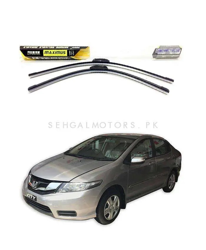 Honda City Maximus All-Weather Wiper Blades (2015–2021) – Silicone Edge Technology 1