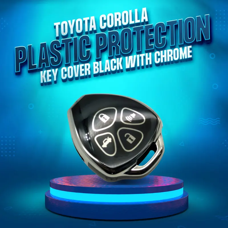 Honda City Tpu Key Cover – Chrome-Trimmed, Black (2009–2014, 4-Button) 1