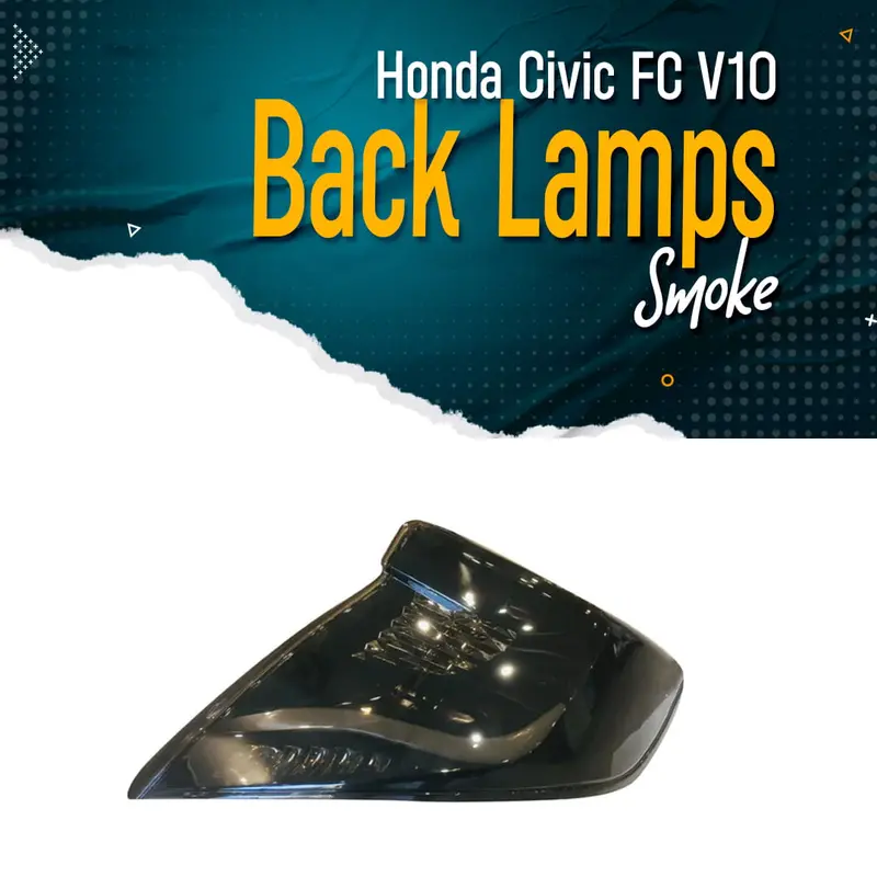 Honda Civic Fc (2016–2021) Smoke-Finish Rear Taillights – Facelift V10 Design 1