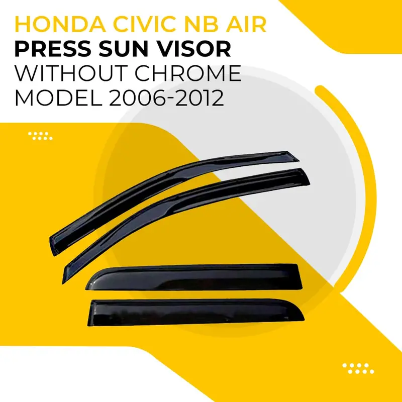Honda Civic Nb Air-Pressure Sun Visor — Non-Chrome Design (2006–2012) 1