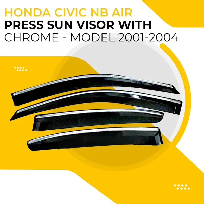 Honda Civic Nb Air-Pressure Sun Visor With Chrome Accent (2001–2004) 1