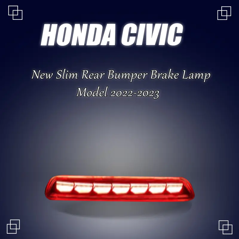 Honda Civic Slim Third Brake Light For Rear Bumper (2022–2025) 1
