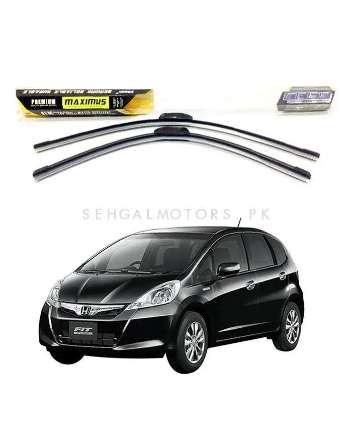 Honda Fit Hybrid Maximus Premium Silicone Wiper Blades (2010–2013) 1