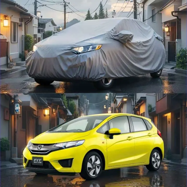 Honda Fit Maximus Non-Woven Roof Cover (2013–2017) – Weatherproof & Scratch-Resistant, No Belt Required 1