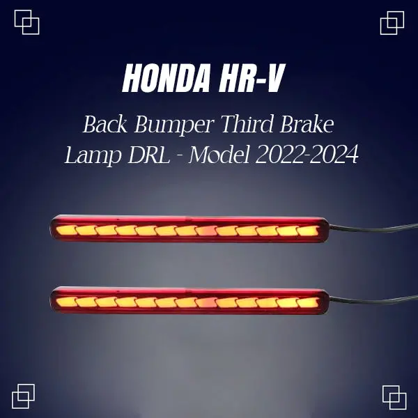 Honda Hr-V Integrated Third Brake Light & Drl – Rear Bumper Mount (2022–2025) 1