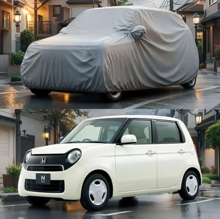 Honda N-One (2012–2017) Maximus Non-Woven Car Cover – Waterproof, Scratch-Resistant, Compact Design 1