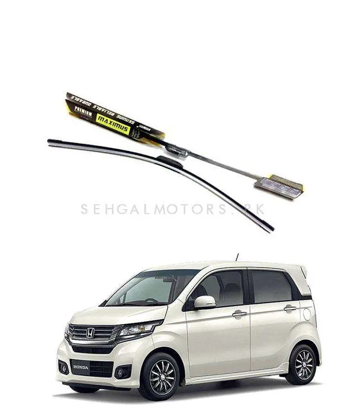 Honda N-Wagon (2013–2018) Maximus Silicone Windshield Wipers – Flexible, Smear-Free Performance 1