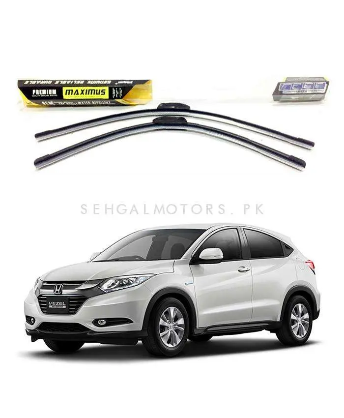 Honda Vezel (2013–2025) Maximus Premium Silicone Wiper Blades – High-Efficiency, Quiet Operation 1