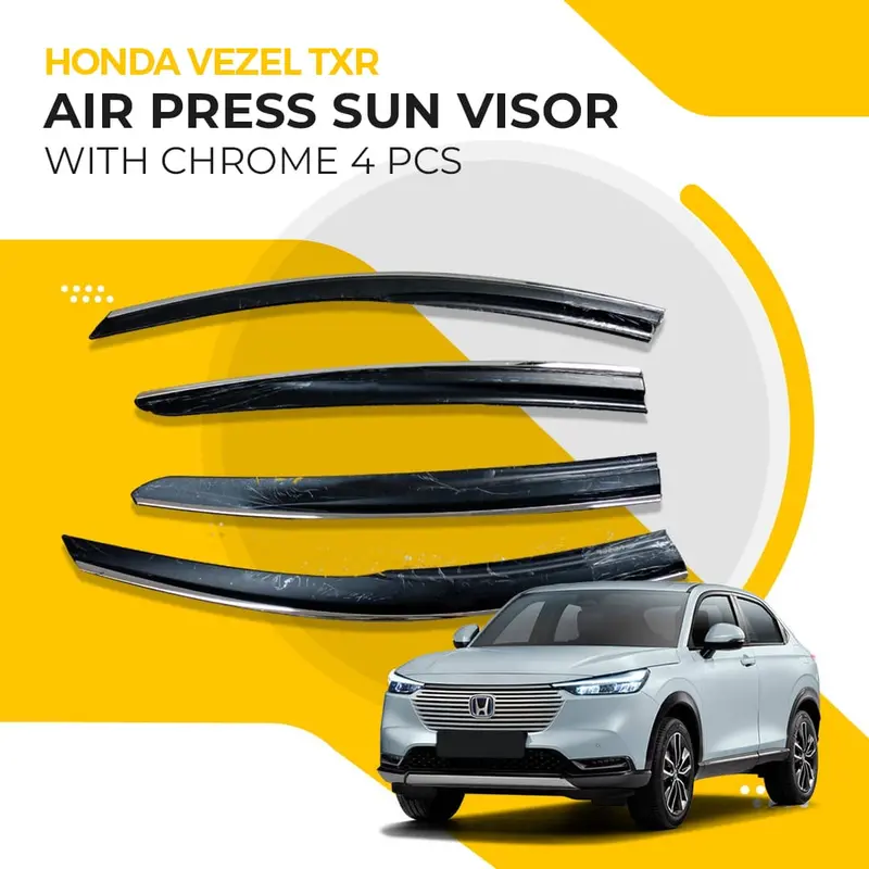 Honda Vezel Maximus Txr Chrome-Trimmed Air-Press Sun Visor (2013–2025) 1