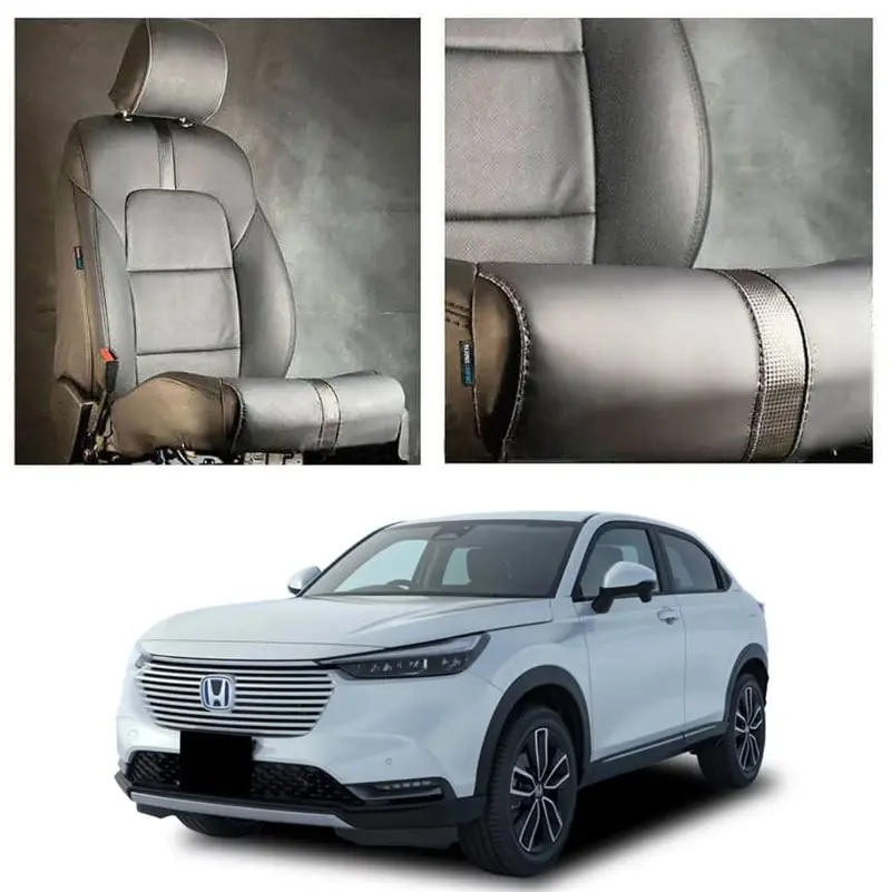 Honda Vezel Type R–Themed All-Black Seat Covers (2013–2025) 1