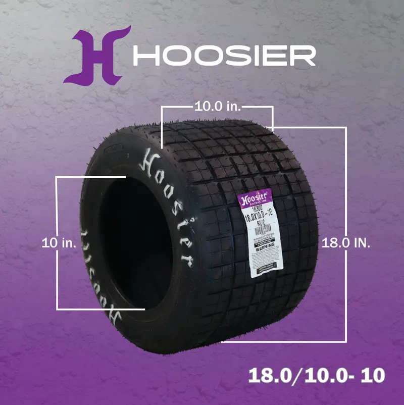 Hoosier Cb Rd12 Bias-Ply Atv Tire – 18.0×10.0-10 1