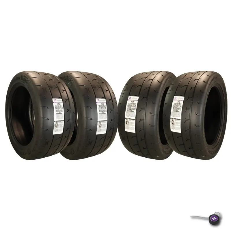 Hoosier Trackattack Pro Racing Tire – 295/40Zr18 103W Xl – High-Performance Track & Street Tire – Set Of 4 With Keychain 1
