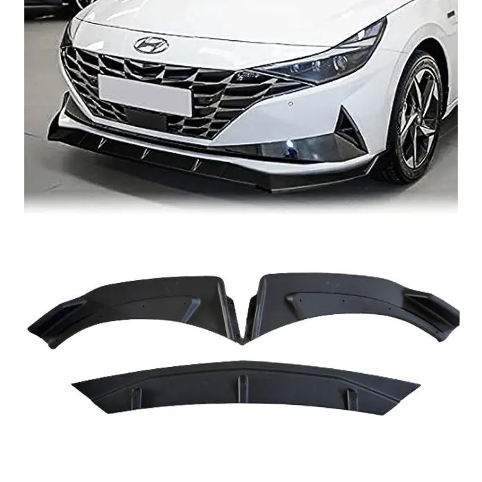 Hyundai Elantra Front Lip Protector (2021–2024) – Matte Black Styling Guard 1